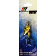 Блешня для риболовлі, обертова, EOS S0029D, вага 5г, колір GS223004